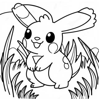 Grass Type Pokemon Coloring Page 37982-30539