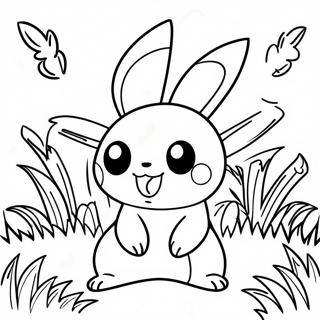 Grass Type Pokemon Coloring Page 37982-30540