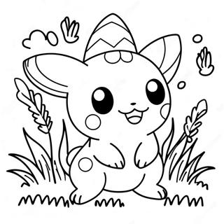 Grass Type Pokemon Coloring Pages