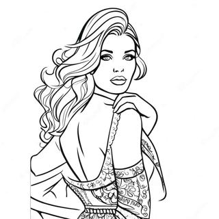 Realistic Fashion Coloring Pages