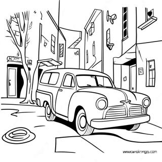 Ghetto Street Art Coloring Page 38002-30567