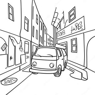 Ghetto Street Art Coloring Page 38002-30568