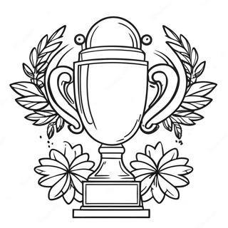 Trophy Coloring Pages