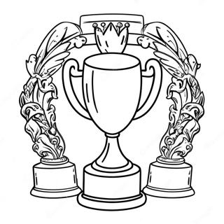 Trophy Coloring Page 38012-30556