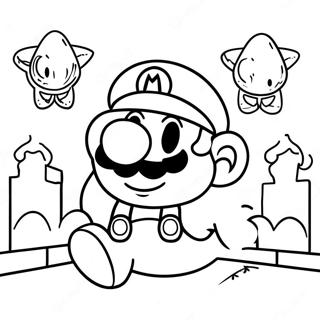 Super Mario Bros 3 Coloring Pages