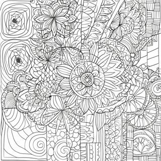 Intricate Geometric Patterns Coloring Page 38033-30581