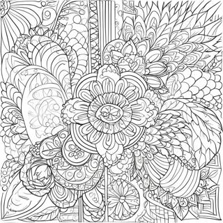 Intricate Geometric Patterns Coloring Page 38033-30582