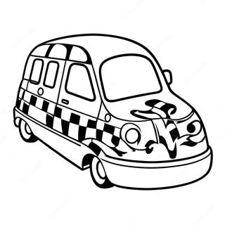 Vans Classic Checkerboard Coloring Page 38042-30579