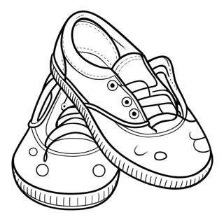 Vans Slip On Sneakers Coloring Page 38043-30586