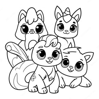 Enchantimals Animal Friends Coloring Page 38053-30596