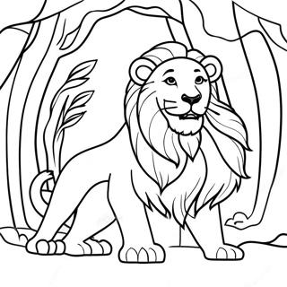 Daniel In The Lions Den Coloring Page 38072-30608