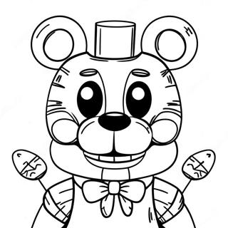 Fnaf Puppet Coloring Page 38092-30619