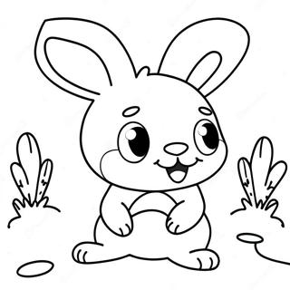 Bunny Hop Coloring Page 38103-30637