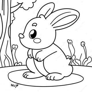 Bunny Hop Coloring Page 38103-30638