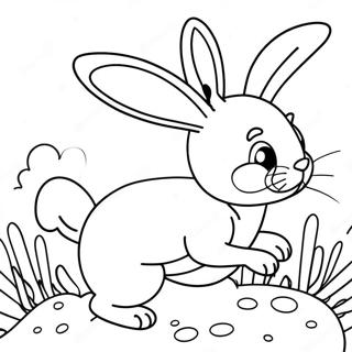 Bunny Hop Coloring Page 38103-30640