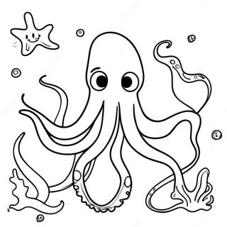 Giant Squid Coloring Pages