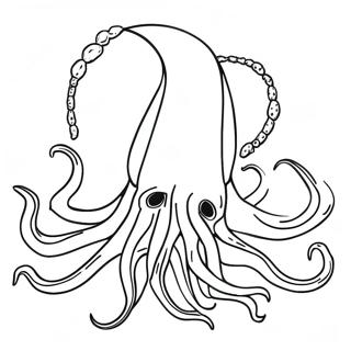 Giant Squid Coloring Page 38122-30646