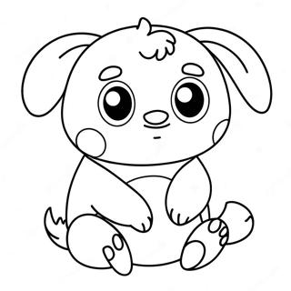 Cute Momo Character Coloring Page 38163-30681