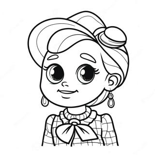 Curious Ada Twist Coloring Page 38173-30690