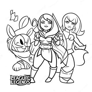 League Of Legends Coloring Page 38182-30694