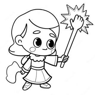 Lux Casting A Spell Coloring Page 38183-30704