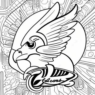 Atlanta Falcons Logo Coloring Page 38222-30728