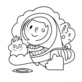 Encouraging Coloring Page For Kids 38242-30742