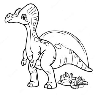 Parasaurolophus Coloring Page 38252-30754