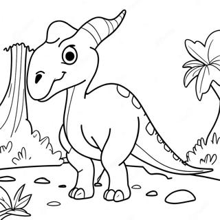 Parasaurolophus Coloring Page 38252-30756