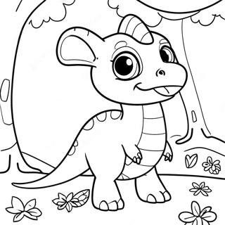 Parasaurolophus Coloring Pages