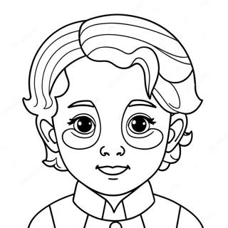 Blank Face Coloring Pages