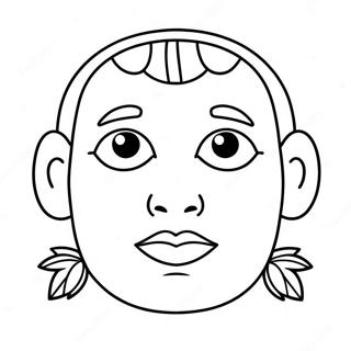 Blank Face Coloring Page For Kids 38272-30768