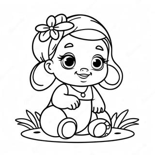 Baby Jasmine Coloring Pages