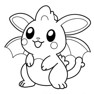 Cute Mega Pokemon Coloring Page 382-306