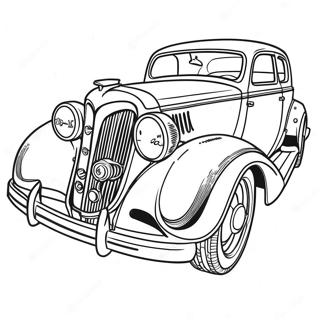 Car For Adults Coloring Pages