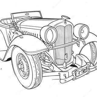 Classic Car Coloring Page 38302-30790