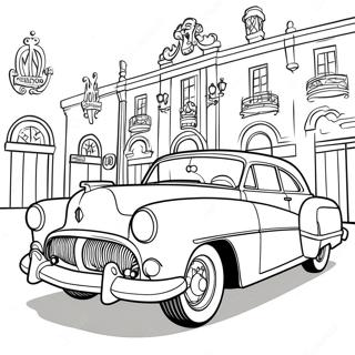 Classic Car Coloring Page 38302-30792