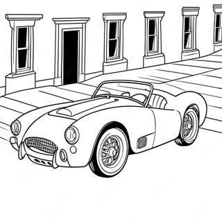 Vintage Sports Car Coloring Page 38303-30796