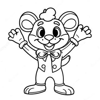 Chuck E Cheese Coloring Page 3831-3150