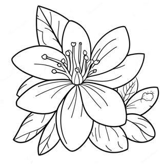 Orange Blossom Coloring Pages