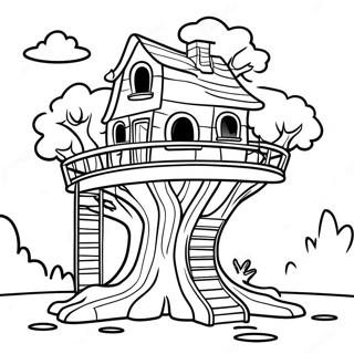 Magic Treehouse Adventure Coloring Page 38332-30812