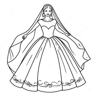 Bride Coloring Pages