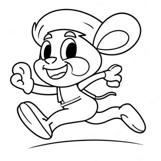 Speedy Gonzales Running Fast Coloring Page 38353-30842