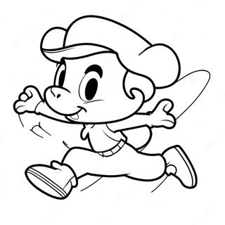 Speedy Gonzales Running Fast Coloring Page 38353-30844