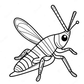 Grasshopper Coloring Page 38382-30856