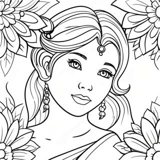 Daki Coloring Pages