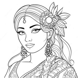 Daki Coloring Page 38392-30864