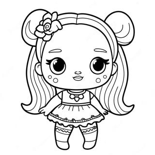 Lol Omg Dolls Coloring Page 38422-30891