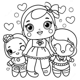 Lol Omg Dolls Coloring Page 38422-30892