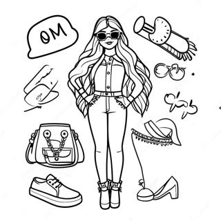 Lol Omg Fashionista Coloring Page 38423-30888